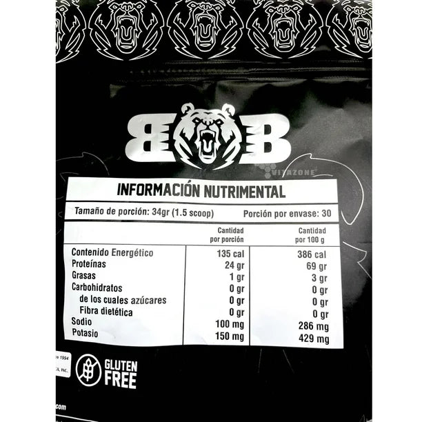 ZERO PROTEIN 1KG BLACKBEAR