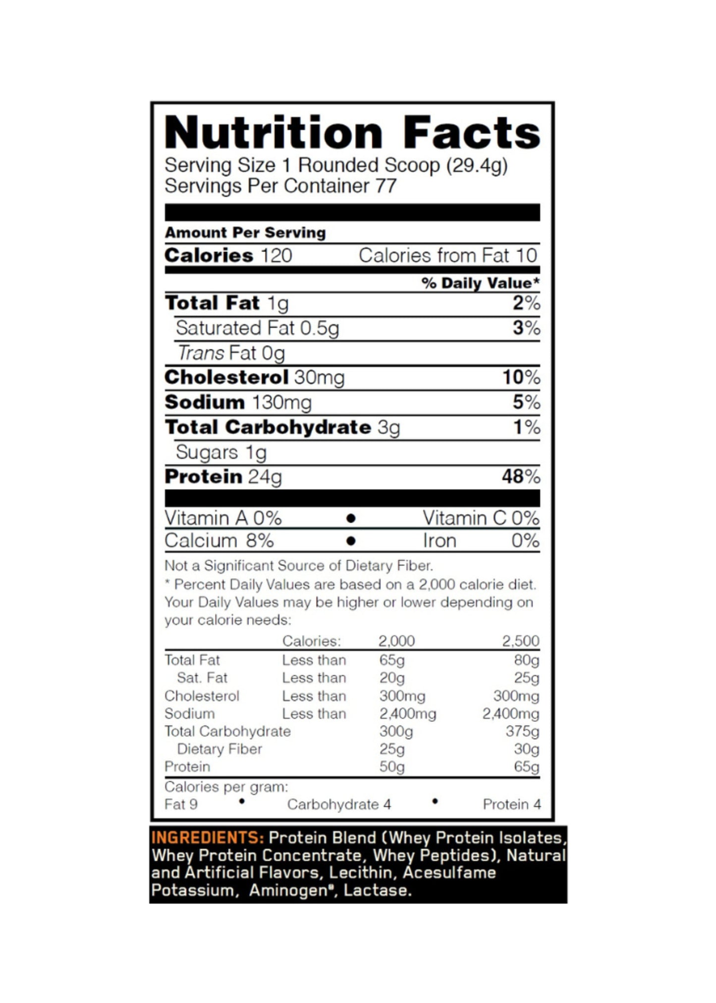 GOLD STANDARD 5LB ON