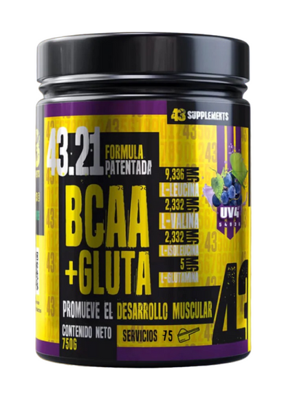 BCAA + GLUTAMINA 43 SUPS 70SV