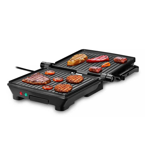 Parrilla Panini | Multi | Acero Inoxidable 1500W antiadherente 180°