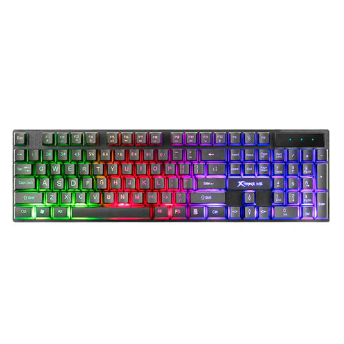Teclado gamer |XTRIKE ME KB-305 |membrana slim con luz gaming para computadora