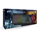 Kit teclado y mouse gamer |STF Beast abysmal |luz led gaming para computadora