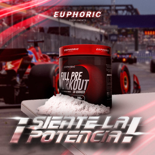PRE WORKOUT EUPHORIC PONCHE DE FRUTAS 210 G