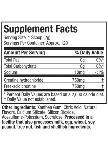 CREACTOR CELL TECH MUSCLE TECH 120SV