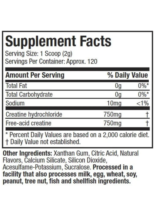 CREACTOR CELL TECH MUSCLE TECH 120SV