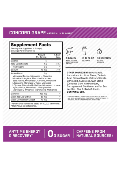 AMINO ENERGY 65SV ON