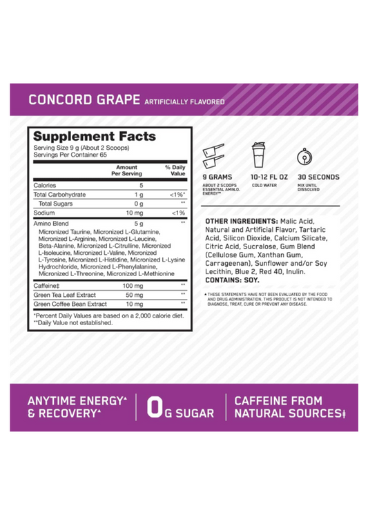 AMINO ENERGY 65SV ON