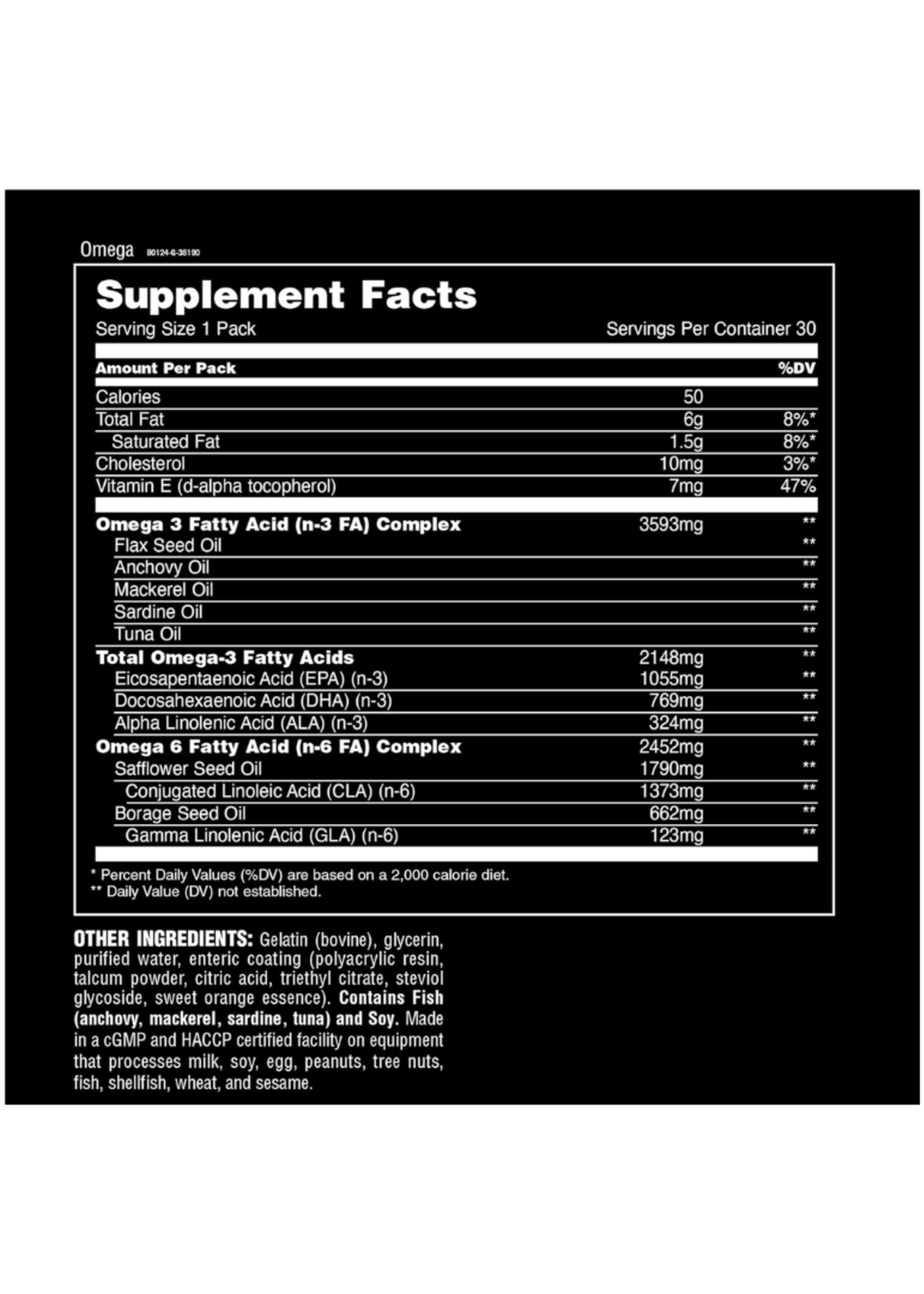 ANIMAL OMEGA UNIVERSAL 30 PAKS