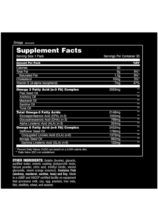 ANIMAL OMEGA UNIVERSAL 30 PAKS